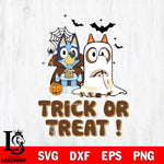 Western Michigan Broncos Bluey Trick or Treat Halloween Svg Eps Dxf Png File, Digital Download, Instant Download