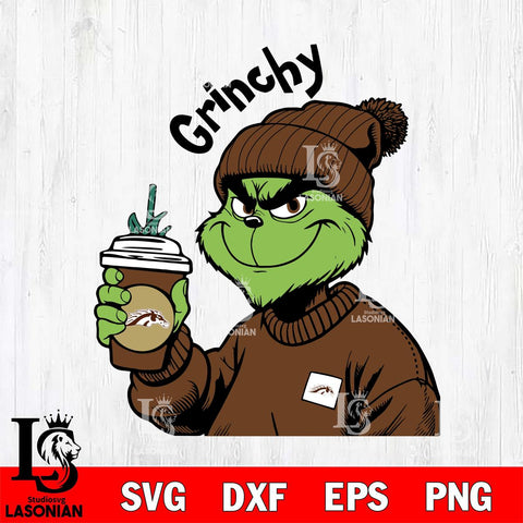 Western Michigan Broncos Boujee Grinch 10 Svg Eps Dxf Png File, Digital Download, Instant Download