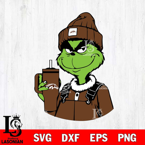 Western Michigan Broncos Boujee Grinch 2 Svg Eps Dxf Png File, Digital Download, Instant Download