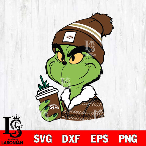 Western Michigan Broncos Boujee Grinch Svg Eps Dxf Png File, Digital Download, Instant Download