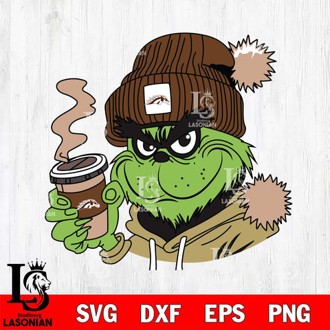 Western Michigan Broncos Boujee Grinch 4 Svg Eps Dxf Png File, Digital Download, Instant Download