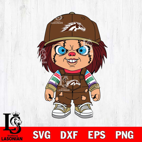 Western Michigan Broncos Chucky Football Horror Halloween Svg Eps Dxf Png File, NCAA svg, Digital Download, Instant Download