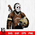 Western Michigan Broncos Jason Voorhees Horror 2 Svg Eps Dxf Png File, NCAA svg, Digital Download, Instant Download