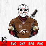 Western Michigan Broncos Jason Voorhees Horror 4 Svg Eps Dxf Png File, NCAA svg, Digital Download, Instant Download