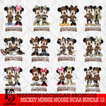 Western Michigan Broncos Mickey Minnie Mouse NCAA Bundle 12 Svg Eps Dxf Png File, Bundle NCAA svg , File Cut , Digital Download , Instant Download, Cut Svg Files