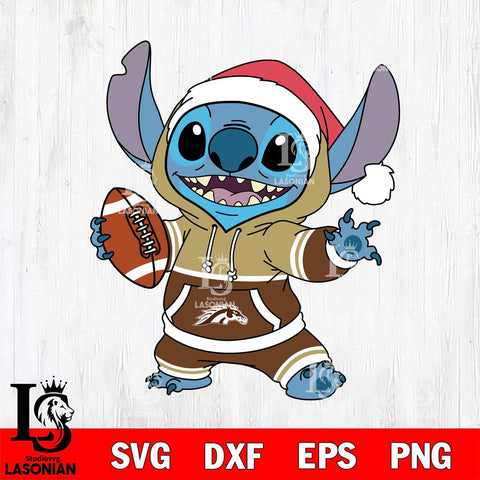 Western Michigan Broncos Stitch Football Christmas File Cut, NCAA SVG DXF EPS PNG FILE, Digital Download , Criucut , Silhouette