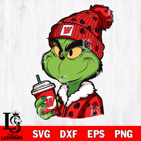 Boujee grinch wheatmore svg eps dxf png file, Digital Download , cricut file