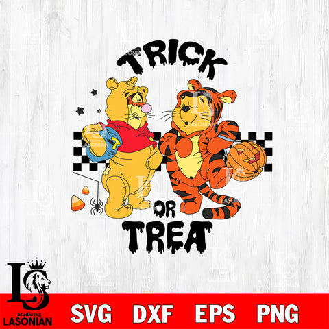 Winnie The Pooh Halloween SVG DXF EPS PNG FILE, Halloween File Cut, Digital Download,Instant Download, Silhouette,Horror Cricut