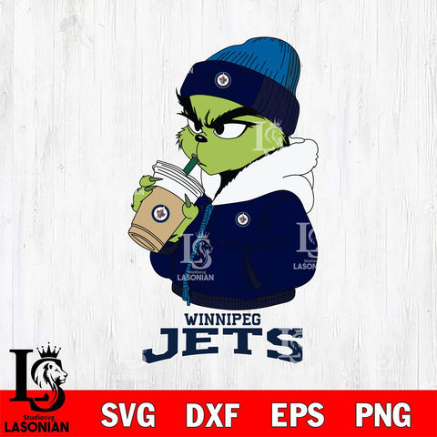 Winnipeg Jets Grinch Bougie Sport Svg Eps Dxf Png File, Digital Download, Instant Download