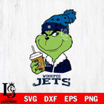 Winnipeg Jets Grinch hat Svg Eps Dxf Png File, Digital Download, Instant Download