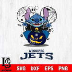 Winnipeg Jets Stitch Horror Halloween Svg Eps Dxf Png File, Digital Download, Instant Download
