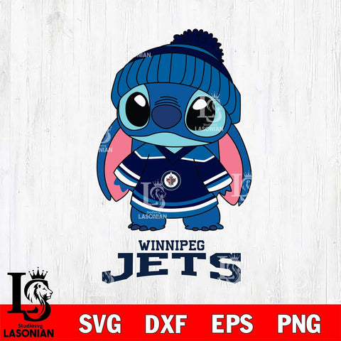 Winnipeg Jets Stitch NHL Hockey SVG DXF EPS PNG FILE,NHL File Cut,Disney Digital Download,Instant Download, Silhouette
