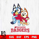 Wisconsin Badgers Bluey Chilli Dance Mode Svg Eps Dxf Png File, Digital Download, Instant Download