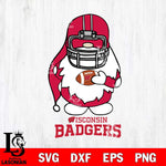 Wisconsin Badgers Gnomes Christmas Svg Eps Dxf Png File, Digital Download, Instant Download