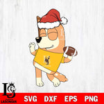 Wyoming Cowboys Bluey Chilli Christmas Svg Eps Dxf Png File, Digital Download, Instant Download