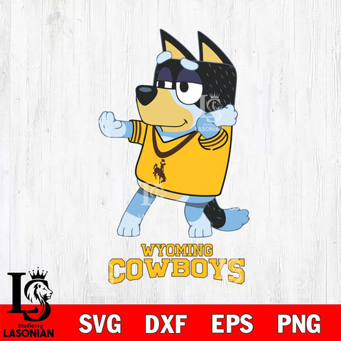 Wyoming Cowboys Bluey Dad Dance Svg Eps Dxf Png File, Digital Download, Instant Download