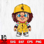 Wyoming Cowboys Chucky Football Horror Halloween Svg Eps Dxf Png File, NCAA svg, Digital Download, Instant Download