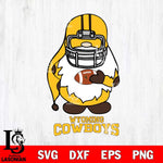Wyoming Cowboys Gnomes Christmas Svg Eps Dxf Png File, Digital Download, Instant Download