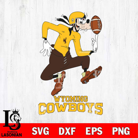 Wyoming Cowboys Goofy Circus Football SVG DXF EPS PNG FILE,NCAA svg ,Football Digital Download,Instant Download, Silhouette