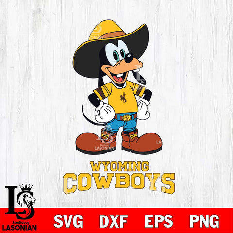 Wyoming Cowboys Goofy Cowboy Sport SVG DXF EPS PNG FILE,NCAA svg ,Football Digital Download,Instant Download, Silhouette