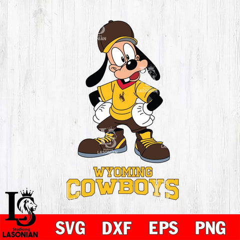 Wyoming Cowboys Goofy Sport SVG DXF EPS PNG FILE,NCAA svg ,Football Digital Download,Instant Download, Silhouette