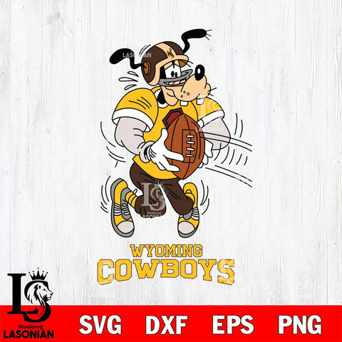 Wyoming Cowboys Goofy Sport Football SVG DXF EPS PNG FILE,NCAA svg ,Football Digital Download,Instant Download, Silhouette