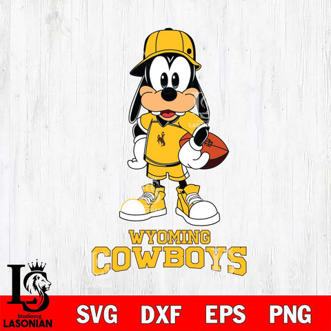 Wyoming Cowboys Goofy rugby SVG DXF EPS PNG FILE,NCAA svg ,Football Digital Download,Instant Download, Silhouette