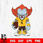 Wyoming Cowboys Pennywise Horror Sport 11 Svg Eps Dxf Png File, Digital Download