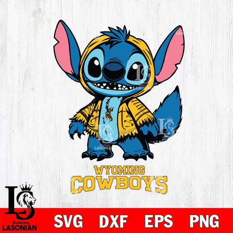 Wyoming Cowboys Stitch Halloween Svg Eps Dxf Png File, NCAA svg, Digital Download, Instant Download