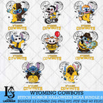 Wyoming Cowboys Stitch Horror Halloween Bundle NCAA Svg Eps Dxf Png File, Digital Download, Instant Download