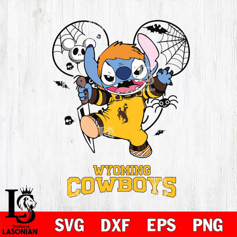 Wyoming Cowboys Stitch Michael Halloween Svg Eps Dxf Png File, Digital Download, Instant Download
