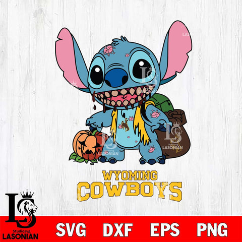 Wyoming Cowboys Stitch Zombie Svg Eps Dxf Png File, NCAA svg, Digital Download, Instant Download