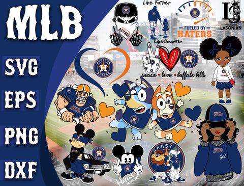 Houston Astros Bundle svg, Houston Astros SVG Files,MLB Cricut, Silhouette Studio, Digital Cut Files, Digital Download