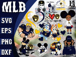 Milwaukee Brewers Bundle svg, Milwaukee Brewers SVG Files,MLB Cricut, Silhouette Studio, Digital Cut Files, Digital Download