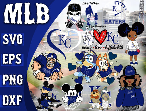 Kansas City Royals Bundle svg , Kansas City Royals SVG Files,MLB Cricut, Silhouette Studio, Digital Cut Files, Digital Download