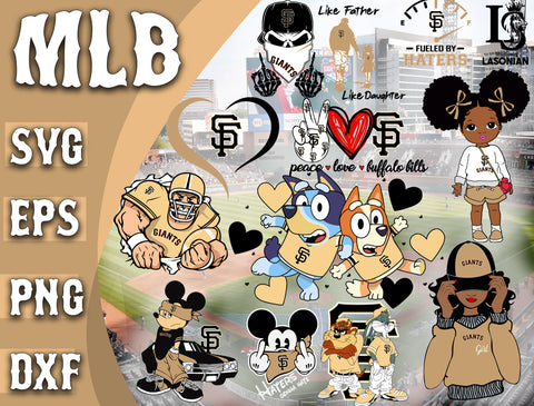 San Francisco Giants Bundle svg , San Francisco Giants SVG Files,MLB Cricut, Silhouette Studio, Digital Cut Files, Digital Download