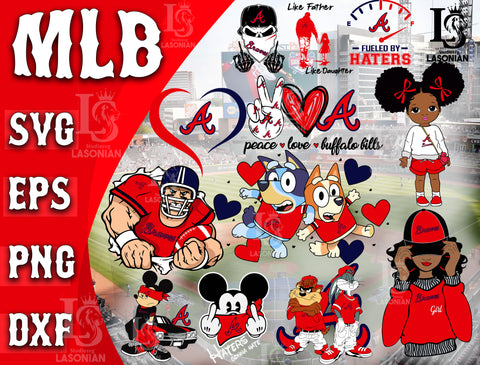 Atlanta Braves Bundle svg , Atlanta Braves SVG Files,MLB Cricut, Silhouette Studio, Digital Cut Files, Digital Download