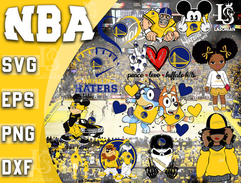 Golden State Warriors bundle svg, NBA bundle svg, bundle 12 file ramdoom NBA svg svg eps dxf png file, Digital Download, Instant Download