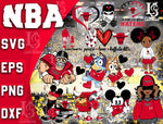 Chicago Bulls bundle svg NBA bundle svg, bundle 12 file ramdoom NBA svg eps dxf png file, Digital Download, Instant Download
