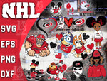 Carolina Hurricanes bundle svg, bundle 12 file ramdoom NHL svg, NHL svg dxf eps png file, digital download