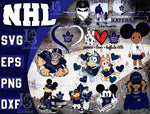 Toronto Maple Leafs bundle svg, bundle 12 file ramdoom NHL svg, NHL svg dxf eps png file, digital download