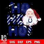 Ho ho ho Indianapolis Colts svg eps dxf png file, Digital Download , Instant Download