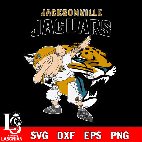 Jacksonville Jaguars NFL Football Jeffy Dabbing Sports For Fans svg, NFL svg eps dxf png file, Digital Download , Instant Download