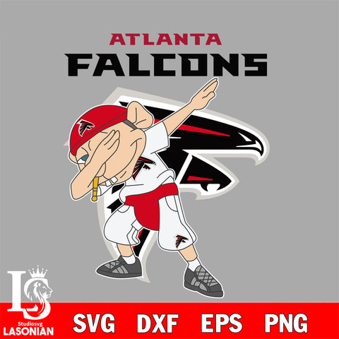 Atlanta Falcons NFL Football Jeffy Dabbing Sports For Fans svg, NFL svg eps dxf png file, Digital Download , Instant Download