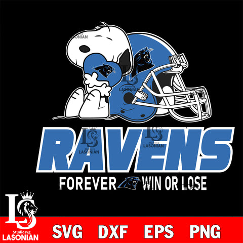 NFL The Peanuts Movie Snoopy Forever Win Or Lose Football Baltimore Ravens SVG , NFL svg eps dxf png file, digital download , Instant Download