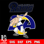 Los Angeles Rams NFL Football Jeffy Dabbing Sports For Fans svg, NFL svg eps dxf png file, Digital Download , Instant Download