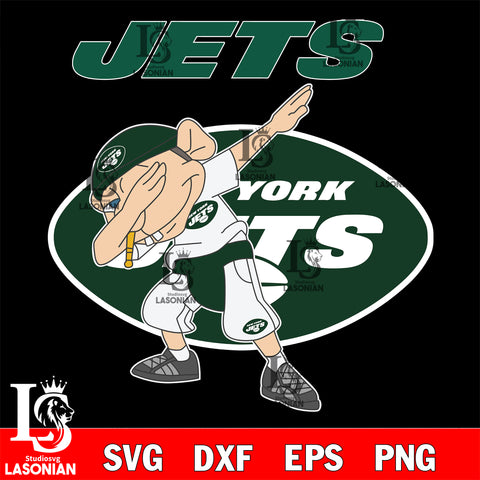 New York Jets NFL Football Jeffy Dabbing Sports For Fans svg, NFL svg eps dxf png file, Digital Download , Instant Download