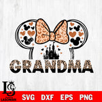 Mama Mouse Leopard Bundle Svg, Family Vacation Svg, Mother's Day svg eps dxf png file, Digital Download, Instant Download