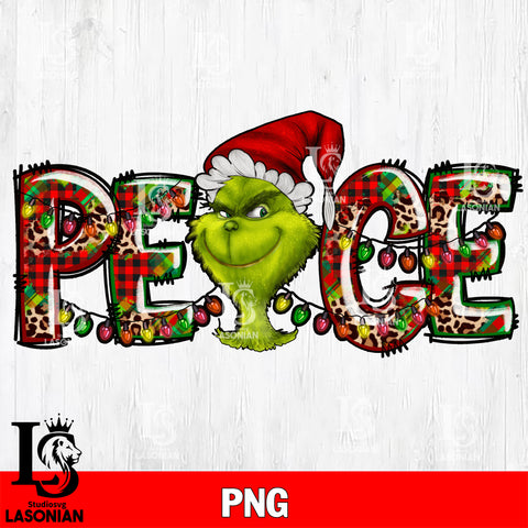 Peace Grinch PNG file , Digital Download , Instant Download