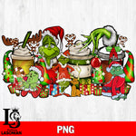 Christmas Grinch Coffee  PNG file , Digital Download , Instant Download